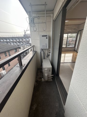 NYビルのバルコニー