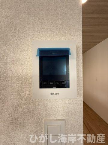 茅ヶ崎市室田３丁目　新築戸建　全２棟のセキュリティ|TVモニター付きインターフォン