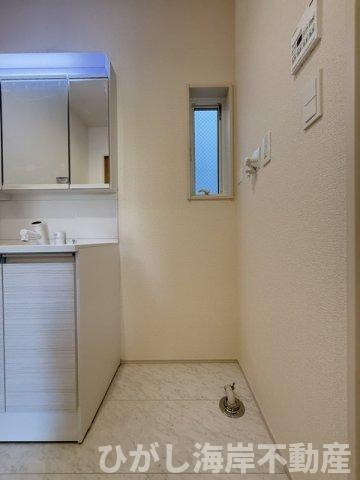 茅ヶ崎市室田３丁目　新築戸建　全２棟のランドリースペース|洗濯機置場