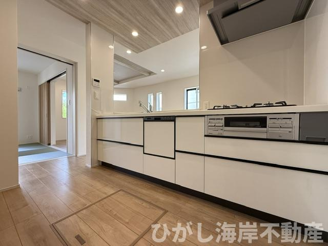 茅ヶ崎市室田３丁目　新築戸建　全２棟のキッチン|キッチンスペース