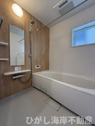 茅ヶ崎市室田３丁目　新築戸建　全２棟の浴室|1坪タイプ　ユニットバス