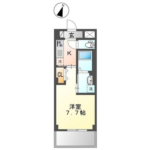 レガリア扇Ａ棟の間取り
