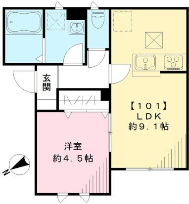 ルミエール平井の間取り