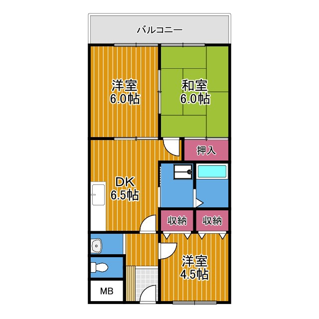 リメインズKの間取り