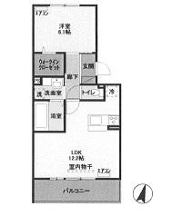 オランジュＢの間取り