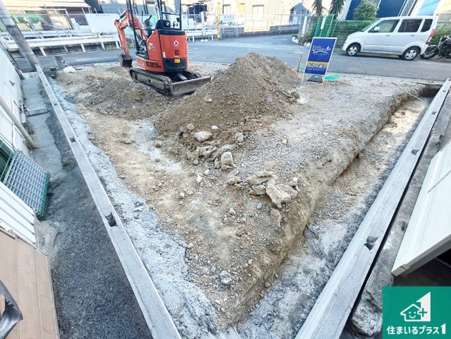 和泉市富秋町　第3期　新築一戸建ての外観|現在の進捗状況です！順調に作業進行中、完成が待ち遠しいです！詳細の間取り等、お気軽にお問い合わせください！