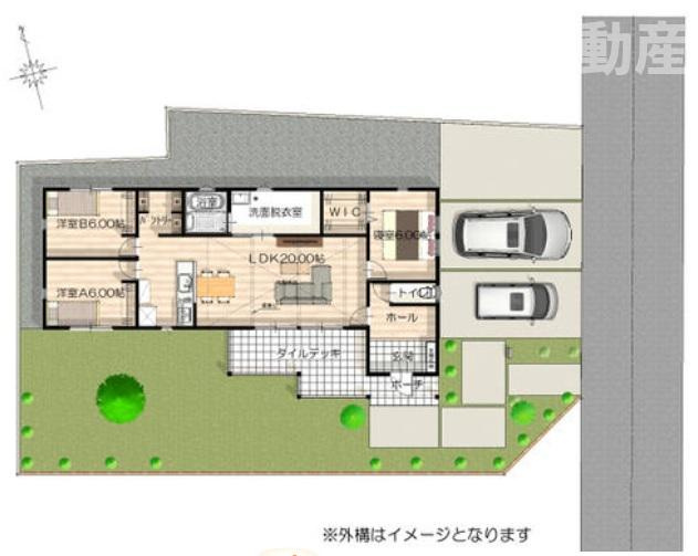 【区画図】 | ベイシアモール１分♪富士見町原之郷平屋