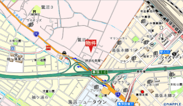 ピアリⅣの地図