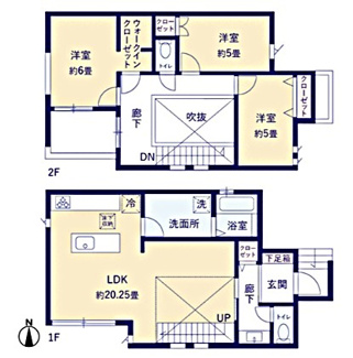 【間取り】 | 杉並区西荻南4丁目　新築戸建　13280万円