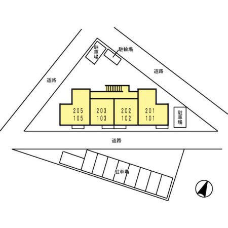 モナリエ小石川の区画図