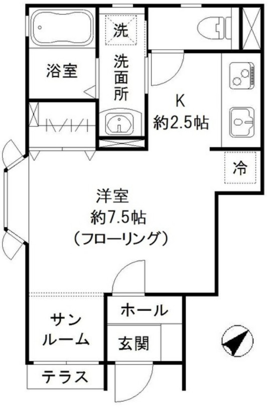 カーサドマーニの間取り