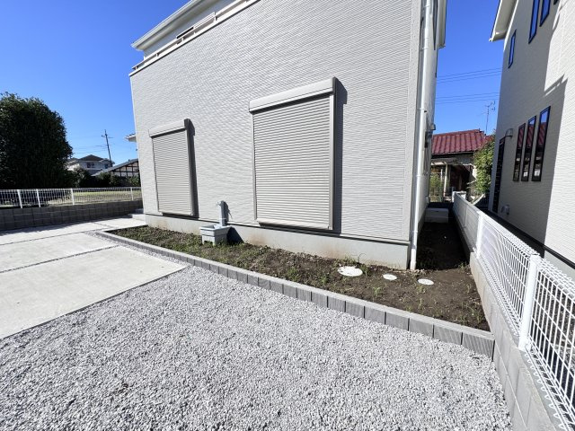 新築　高崎市中豊岡町第５　Livele Garden.S　１号棟の庭|現地写真　高崎市中豊岡町第５　Livele Garden.S　