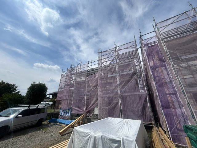 新築　高崎市中豊岡町第５　Livele Garden.S　１号棟の外観|現地写真　2026年10月完成予定！類似物件のご内覧等、お気軽にお問合せください♪　							
　							
