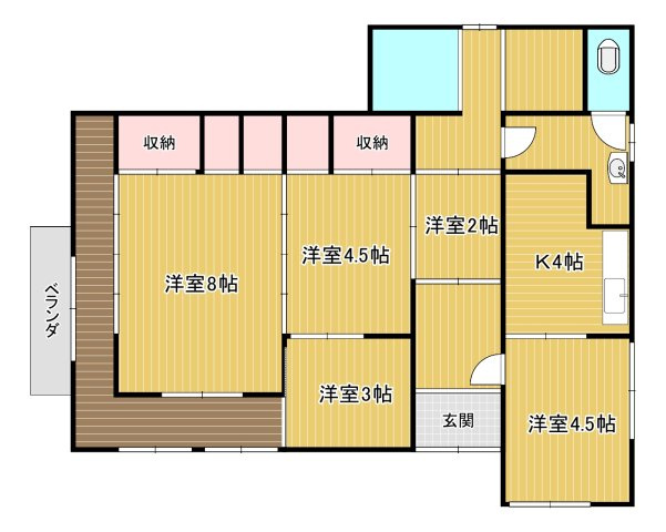 【間取り】 | 有野町唐櫃戸建