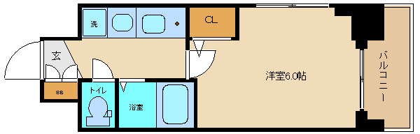 エステムコート難波WEST-SIDE大阪ドーム前の間取り|エステムコート難波WEST-SIDE大阪ドーム前　間取り