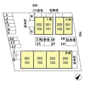 【区画図】 | セジュール静　Ⅲ