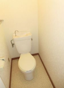 金子ビルのトイレ|落ち着いた色調のトイレです