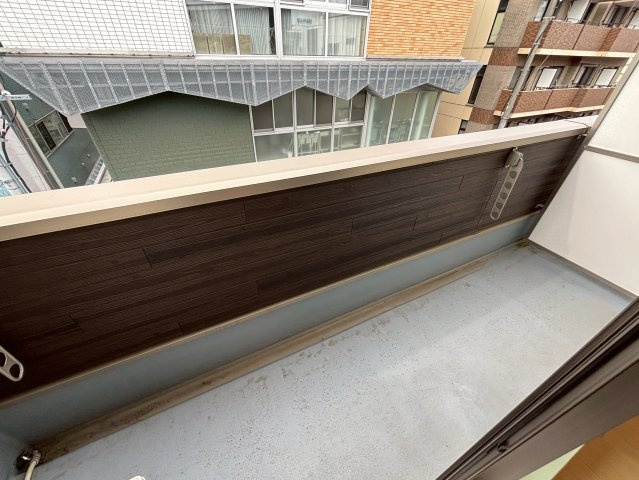 ラ・マシア田川北のバルコニー