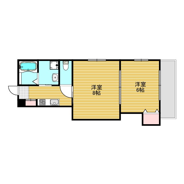 ラ・マシア田川北の間取り
