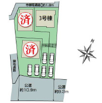 【区画図】 | ご家族様のプライベート空間が確保できる素敵な間取りです。また敷地ゆったりですので、おうち時間を楽しむのにもぴったりですね♪