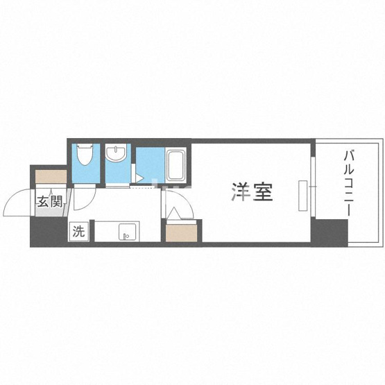 【間取り】 | エステムコート難波Ⅶビヨンド