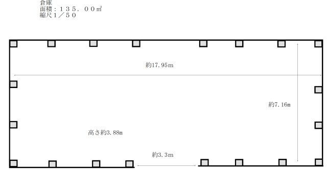 久喜栗原1丁目倉庫の間取り|間取図