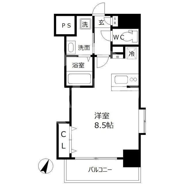 ラグゼ江戸堀の間取り|ラグゼ江戸堀　間取り