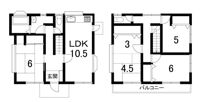 真岡市熊倉１丁目26-6の間取り