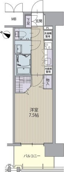 パルティール笠寺の間取り