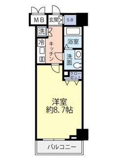 【間取り】 | ライジングプレイス錦糸町 | 間取りです。