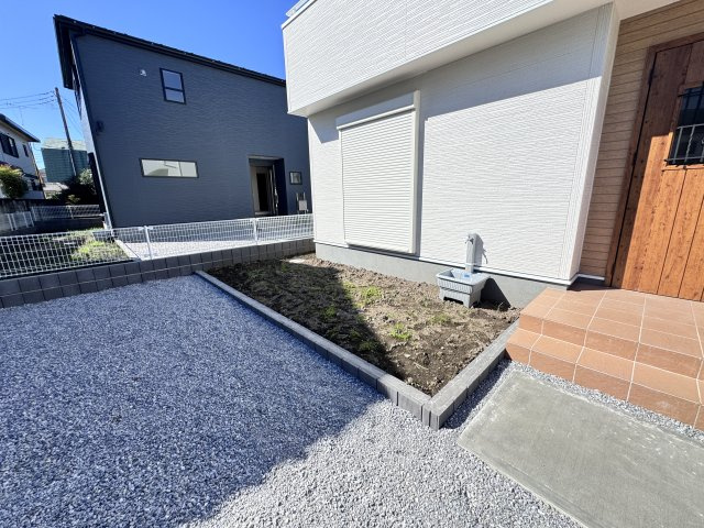 新築　高崎市中豊岡町第５　Livele Garden.S　3号棟の庭|現地写真　高崎市中豊岡町第５　Livele Garden.S　