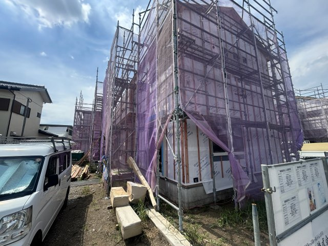新築　高崎市中豊岡町第５　Livele Garden.S　3号棟の外観|現地写真　2026年10月完成予定！類似物件のご内覧等、お気軽にお問合せください♪　							
　							

