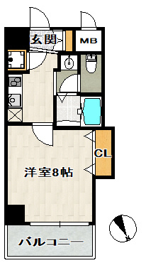 ビガーポリス１３３宝塚の間取り
