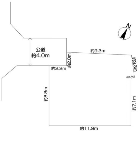 【築浅中古戸建】富士見市渡戸3丁目の区画図