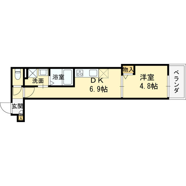 クレアール塚口Ⅱの間取り
