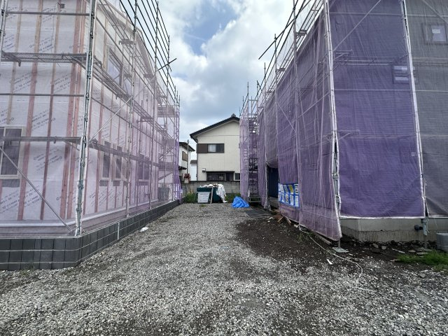 新築　高崎市中豊岡町第５　Livele Garden.S　4号棟の駐車場|現地写真　駐車スペースは2台分可能です！
