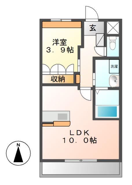 コンフォートレジデンスの間取り