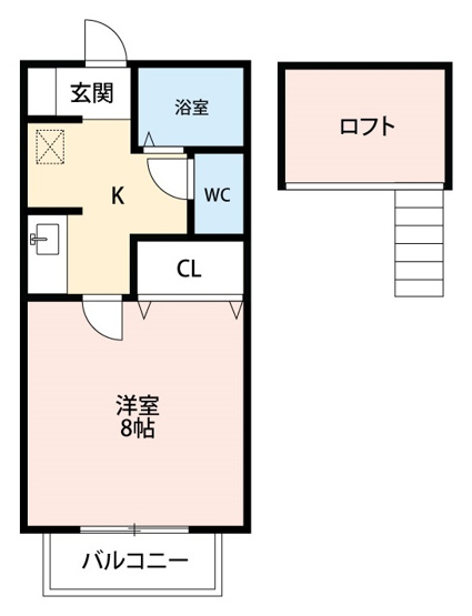 【間取り】 | 柴田ハイツB
