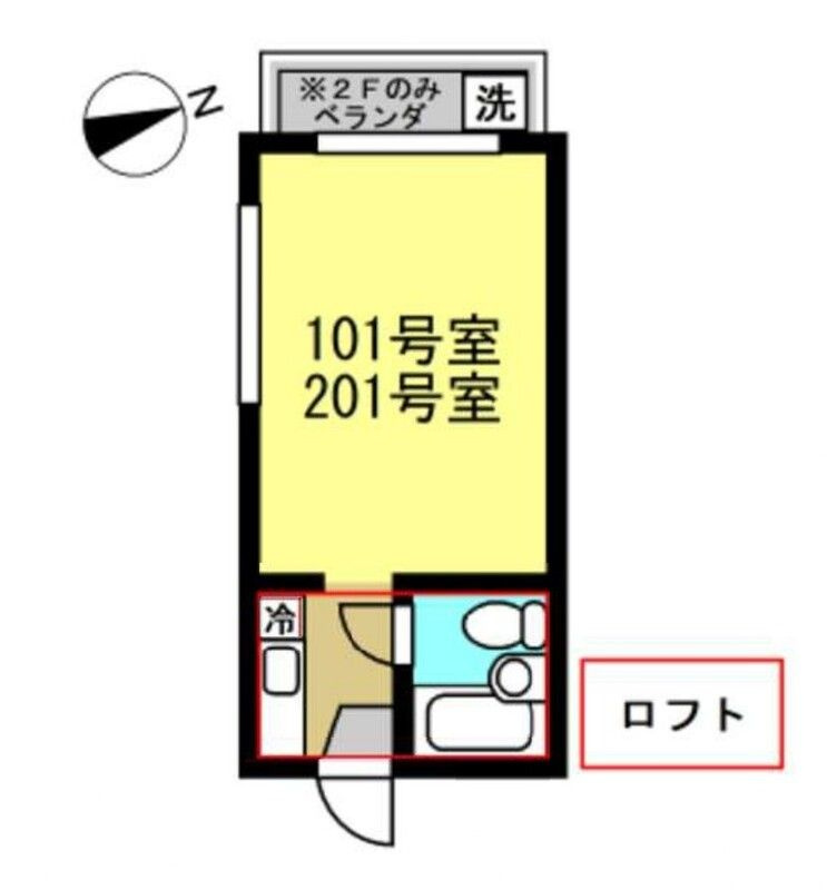 iSメゾン西船橋の間取り
