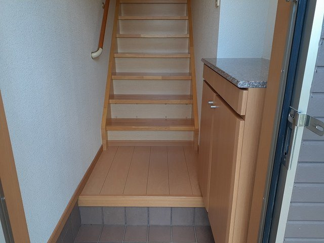 ミューセブンの玄関