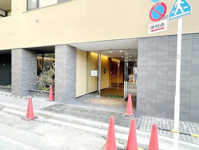 オレア日本橋浜町のエントランス