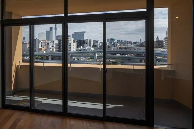 オレア日本橋浜町のバルコニー