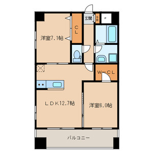 【間取り】 | マーブル リヌーキー Ⅱ