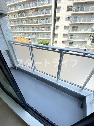 大阪市東淀川区下新庄３丁目の賃貸マンションのバルコニー