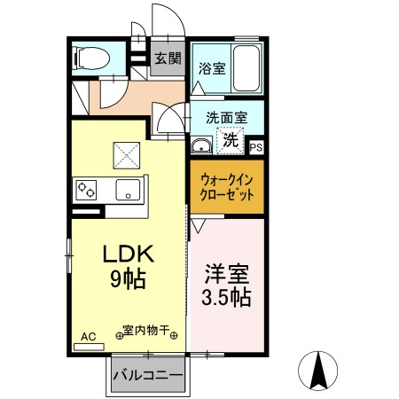 ベルミドールの間取り