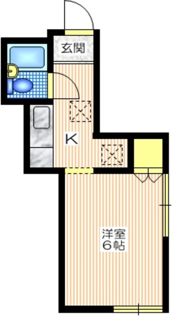 ＥＸＣＥＬ２１の間取り|２Ｆ角部屋２面採光　すっきり洋室６帖