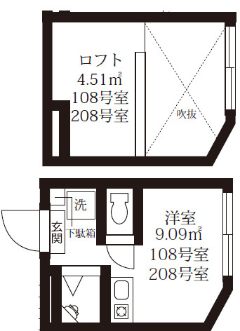 アパートメンツ東京西小岩の間取り|敷金礼金ゼロ☆初期安☆ネット無料☆内装ホワイトベース☆更新料なし☆