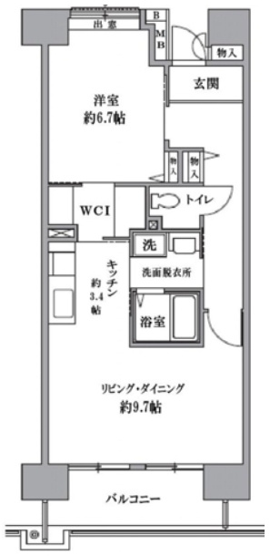 ティーズガーデン清瀬の間取り