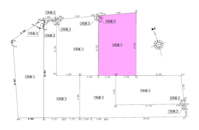 【土地図】 | 葵区新伝馬第3　土地　4号地