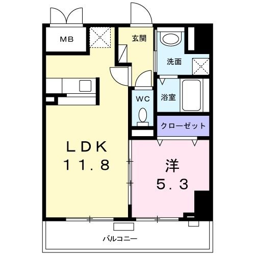 アビタ・ヴァンの間取り